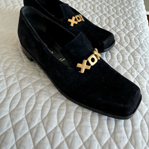 Robert clergerie xoxo black suede loafers. Size 7 1/2 - Picture 4 of 7